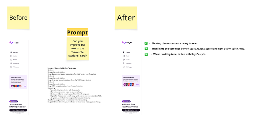 UX Copywriting Assistant